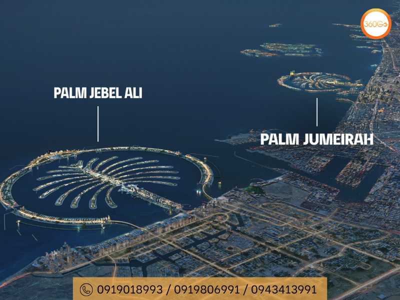 Palm Jebel Ali và Palm Deira kỳ vọng trong tương lại - Du lịch 360Go